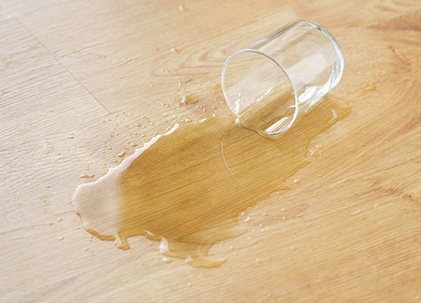 <p>Wood doesn&rsquo;t like to get wet. Clean spills ASAP.</p><br/>