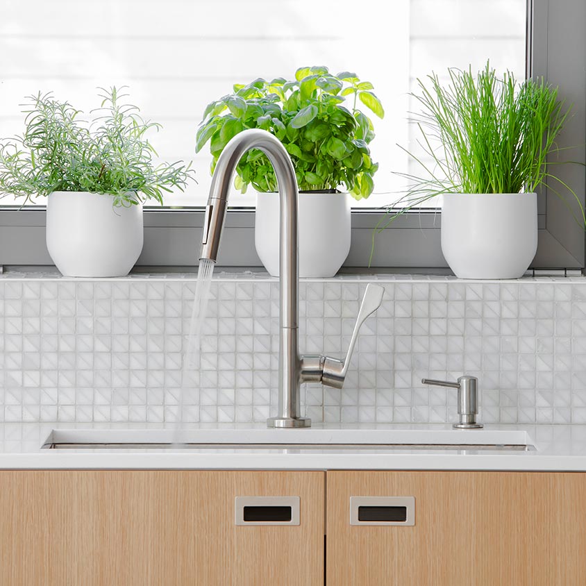 <p>Upgrading light or sink fixtures is another go-to improvement solution that will immediately impact the look of a room. With the wide range of fixtures available, it&rsquo;s easy to find a budget-friendly option.</p><br/>